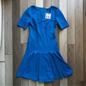 Zac Posen Baseline Blue Midi Dress | New With Tags | Size: 8